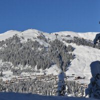 Uitzicht op Königsleiten vanaf de Gerlosplatte